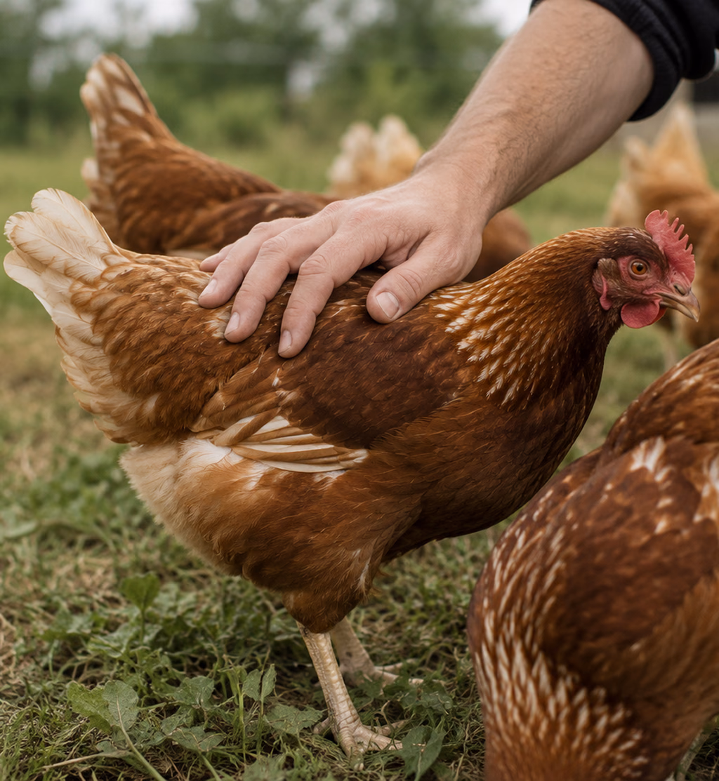 free-range-hen
