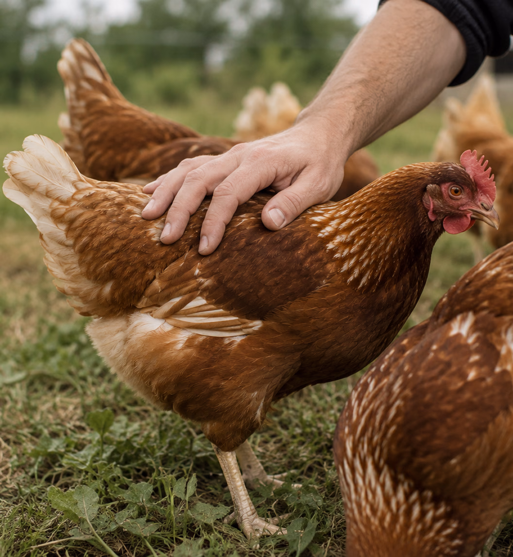 free-range-hen